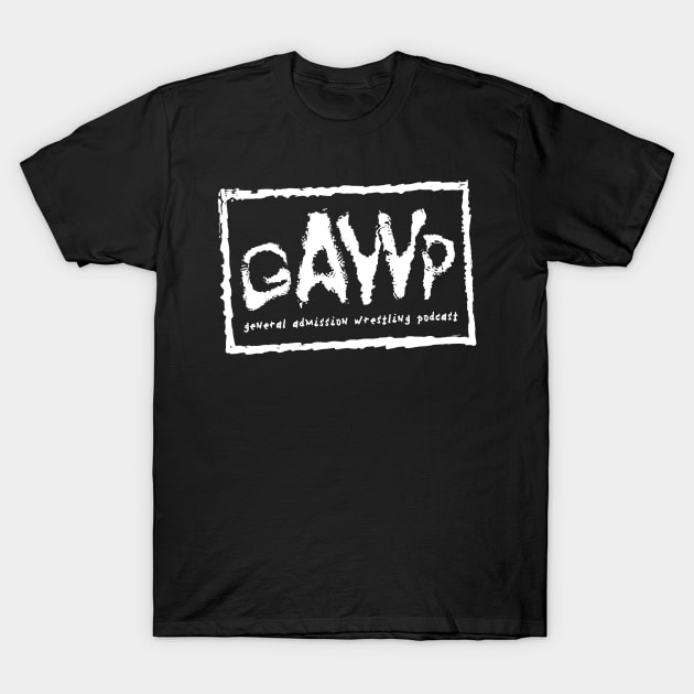 GAWP Spraypaint Design White T-Shirt by GAWPshow